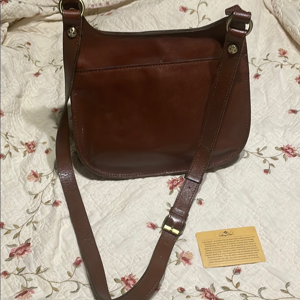 Patricia Nash Brown Crossbody Bag with Adjustable Strap - Picture 10 of 13